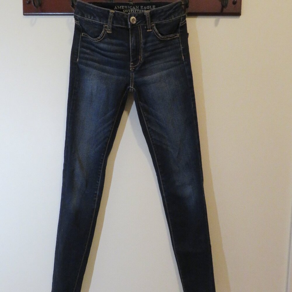 American Eagle Super Stretch High-Rise Jegging Jeans Women Size 00